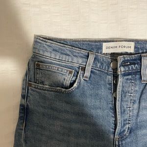 Aritzia Denim Forum Yoko Bermuda Denim Shorts